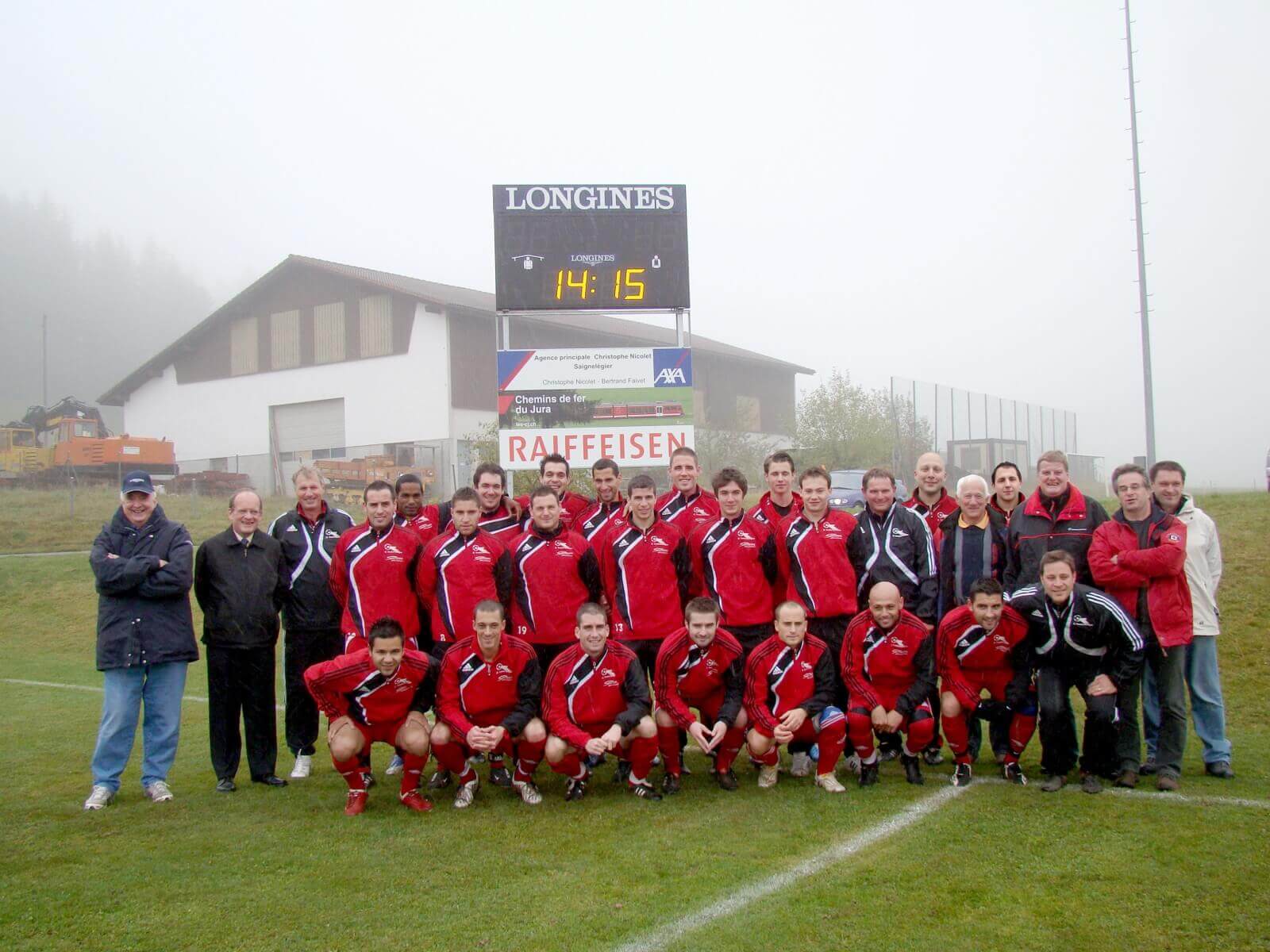 Inauguration du panneau d'affichage aux Breuleux